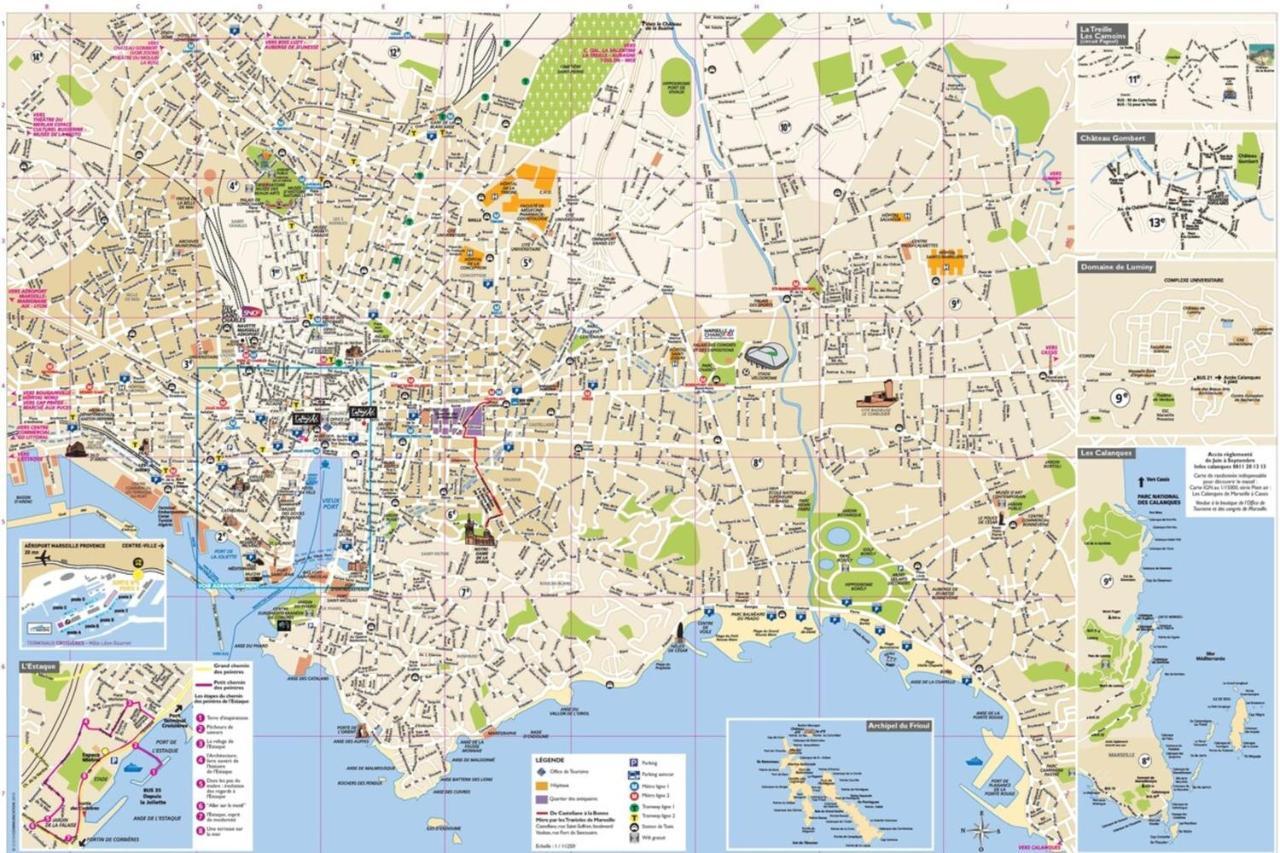 Le Zenterrasse En Villewifi-Netflix-Calme Appartement Marseilles Buitenkant foto