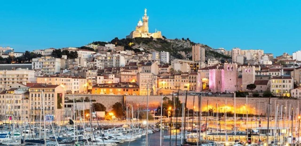Le Zenterrasse En Villewifi-Netflix-Calme Appartement Marseilles Buitenkant foto